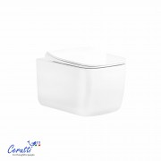 Унитаз подвесной Ceruttispa TACITO Aria Tornado CT12033 35,5x52,5 сиденье дюропласт, микролифт, белый Унитаз подвесной Ceruttispa TACITO Aria Tornado CT12033 35,5x52,5 сиденье дюропласт, микролифт, белый