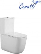 Унитаз-компакт CeruttiSpa ALVARO Tornado CT11089 35,5x62 сиденье Duroplast, микролифт Унитаз-компакт CeruttiSpa ALVARO Tornado CT11089 35,5x62 сиденье Duroplast, микролифт