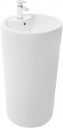 Умывальник Welt-Wasser LEERBACH 4646 GL-WT 46x46 белый глянец Умывальник Welt-Wasser LEERBACH 4646 GL-WT 46x46 белый глянец