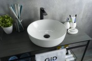 Умывальник накладной Gid D1315 41.5x41.5 белый