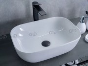 Умывальник накладной Gid D1333 46x32,5 белый Умывальник накладной Gid D1333 46x32,5 белый