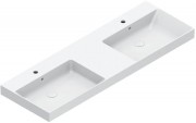 Умывальник Catalano Zero 150x50 двойной, с двумя отверстиями под смеситель, белый глянец Умывальник Catalano Zero 150x50 двойной, с двумя отверстиями под смеситель, белый глянец