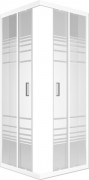 Душевой уголок МетаКам Universal 80x80 (текстурированное стекло) Душевой уголок МетаКам Universal 80x80 (текстурированное стекло)