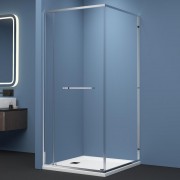 Душевой уголок AQUABATH POLO AB-10HL-900-2000 (90x90, хром, прозрачное стекло) Душевой уголок AQUABATH POLO AB-10HL-900-2000 (90x90, хром, прозрачное стекло)