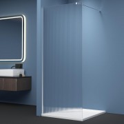 Душевая перегородка Walk-in AQUABATH ATLAS AB-01ZR05-W-900-C (90x200, хром, полупрозрачное стекло, волна) Душевая перегородка Walk-in AQUABATH ATLAS AB-01ZR05-W-900-C (90x200, хром, полупрозрачное стекло, волна)