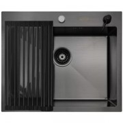 Мойка кухонная Arfeka ECO AR 600*500+RM AR+DS AR BLACK