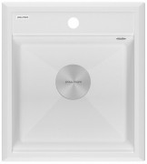 Мойка кухонная PAULMARK Kante 45 PM114651-WH белый Мойка кухонная PAULMARK Kante 45 PM114651-WH белый