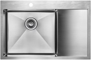 Мойка кухонная PAULMARK Atlan PM217851-BSL нержавеющая сталь, левая