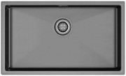 Мойка кухонная PAULMARK ALLER 74 UNI PM807444-GM вороненая сталь Мойка кухонная PAULMARK ALLER 74 UNI PM807444-GM вороненая сталь