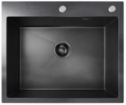 Мойка кухонная Axus LS-6050BM графит