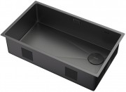 Мойка кухонная Zorg ZEROX 74 U / IF SIDE SF ZURINOX PVD GUNBLACK 74x44 матовая оружейная сталь Мойка кухонная Zorg ZEROX 74 U / IF SIDE SF ZURINOX PVD GUNBLACK 74x44 матовая оружейная сталь