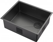 Мойка кухонная Zorg ZEROX 54 U / IF SIDE SF ZURINOX PVD GUNBLACK 54x44 матовая оружейная сталь Мойка кухонная Zorg ZEROX 54 U / IF SIDE SF ZURINOX PVD GUNBLACK 54x44 матовая оружейная сталь