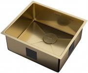 Мойка кухонная Zorg ZEROX 49 U / IF PVD GOLD 44x49 матовое золото Мойка кухонная Zorg ZEROX 49 U / IF PVD GOLD 44x49 матовое золото