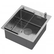 Мойка кухонная Arfeka ECO AR 450*500 POP-UP+CL F+DS SATIN