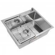 Мойка кухонная Arfeka ECO AR 600*500, коландер F, дозатор SATIN DECOR MILLET Мойка кухонная Arfeka ECO AR 600*500, коландер F, дозатор SATIN DECOR MILLET