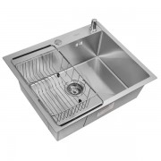 Мойка кухонная Arfeka ECO AR 600*500, коландер F, дозатор SATIN Мойка кухонная Arfeka ECO AR 600*500, коландер F, дозатор SATIN