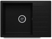 Мойка кухонная Polygran DEKA 700 70x50 черный металлик Мойка кухонная Polygran DEKA 700 70x50 черный металлик