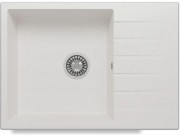Мойка кухонная Polygran DEKA 700 70x50 белый хлопок
