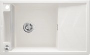 Мойка кухонная Deante Magnetic ZRM_A113 с сифоном Space Saver, алебастр Мойка кухонная Deante Magnetic ZRM_A113 с сифоном Space Saver, алебастр