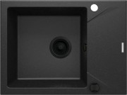 Мойка кухонная Deante Evora ZQJ_G11A 59x44 с сифоном Space Saver Nero, графитовый металлик Мойка кухонная Deante Evora ZQJ_G11A 59x44 с сифоном Space Saver Nero, графитовый металлик