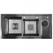 Мойка кухонная Wisent WM310048B PVD Графит Мойка кухонная Wisent WM310048B PVD Графит