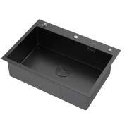 Мойка кухонная Arfeka ECO AR 700*500 POP-UP BLACK PVD NANO Мойка кухонная Arfeka ECO AR 700*500 POP-UP BLACK PVD NANO
