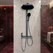 Душевая стойка Asten Readle AR2004-GR оружейная сталь Душевая стойка Asten Readle AR2004-GR оружейная сталь