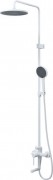 Душевая система со смесителем IDDIS Aiger AIGWT3Fi06 (белый матовый)