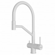 Смеситель для кухни Paulmark Rubert Ru213175-WH под фильтр, белый матовый Смеситель для кухни Paulmark Rubert Ru213175-WH под фильтр, белый матовый