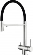 Смеситель для кухни Zorg Asgard Satin Premium с подключением фильтра, сатин/черный Смеситель для кухни Zorg Asgard Satin Premium с подключением фильтра, сатин/черный