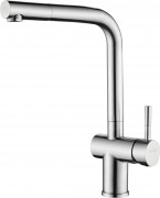Смеситель для кухни Zorg Titan Satin Premium с подключением фильтра, оружейная сталь