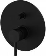 Смеситель для ванны и душа с внутренней частью Paffoni Light LIG015NO (черный матовый) Смеситель для ванны и душа с внутренней частью Paffoni Light LIG015NO (черный матовый)