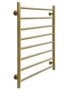 Полотенцесушитель Виктория (нижн,подв, 1/2" резьба) 500 x 800 / 8 Ral Золото матовое Титан