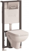 Унитаз подвесной Vitra S20 в комплекте с сиденьем микролифт и инсталляцией 3/6 л Унитаз подвесной Vitra S20 в комплекте с сиденьем микролифт и инсталляцией 3/6 л