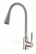 Смеситель для кухни Ledeme L4199-9 с гибким изливом, серый (L4199-9) Смеситель для кухни Ledeme L4199-9 с гибким изливом, серый (L4199-9)