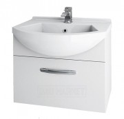 Тумба под умывальник Dreja Alfa 55 см с умывальником Альфа 55 см Тумба под умывальник Dreja Alfa 55 см с умывальником Альфа 55 см