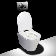 Унитаз подвесной Ceramalux B2330 безободковый SoftClose Унитаз подвесной Ceramalux B2330 безободковый SoftClose