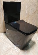 Унитаз напольный Ceramalux 2170-18 35x66,5 безободковый, сиденье Duroplast с микролифтом, черный глянец Унитаз напольный Ceramalux 2170-18 35x66,5 безободковый, сиденье Duroplast с микролифтом, черный глянец
