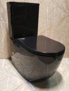 Унитаз напольный Ceramalux 2176-18 безободковый с сиденьем SoftClose Унитаз напольный Ceramalux 2176-18 безободковый с сиденьем SoftClose