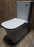 Унитаз напольный Ceramalux 1222A безободковый с сиденьем SoftClose Унитаз напольный Ceramalux 1222A безободковый с сиденьем SoftClose